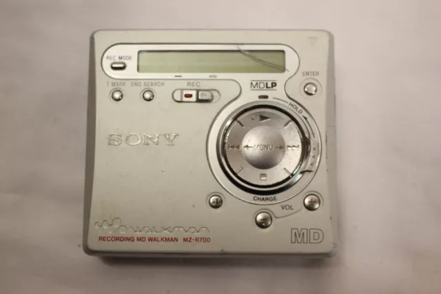 Sony Mz-R700 Walkman Minidisc Recorder Portable Player Retro