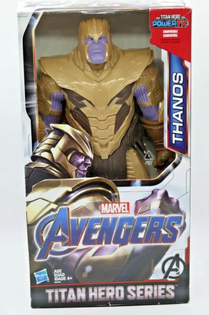 2018 Hasbro Marvel Avengers Endgame Titan Hero Series THANOS 12" Power FX Figure