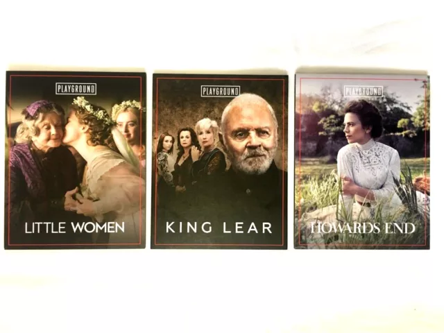PLAYGROUND TV Series HOWARDS END / KING LEAR / LITTLE WOMEN Poster Boards Promo