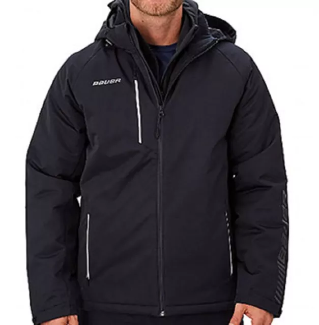 Bauer Heavyweight Jacke Supreme Senior schwarz Textilien-Senior-Größen