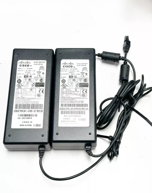 2X *Mint Genuine Cisco AC/DC Power Adapter AD10048P3 48v 2.08A - no cords