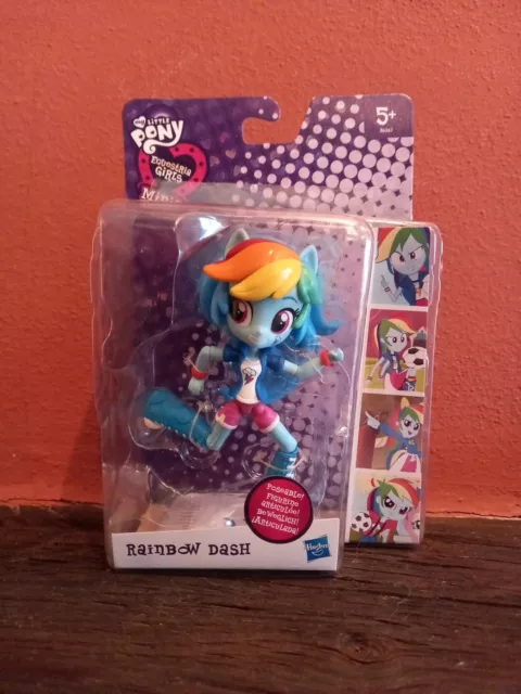 Rainbow Dash My Little Pony Equestria Girls Mini Minis Doll box figura new 2015