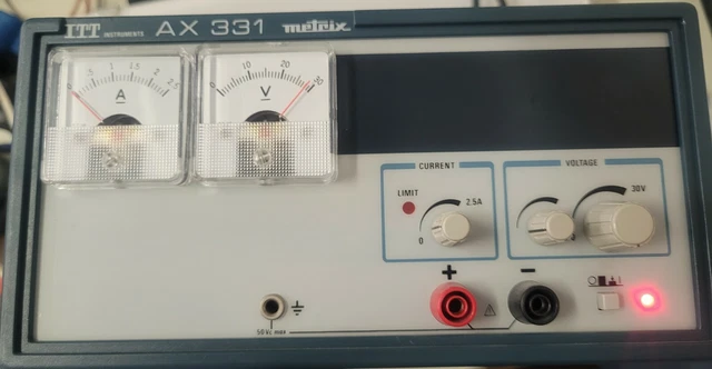 Alimentation Double METRIX AX322 – 30V / 2,5A – Très Bon état – Occasion