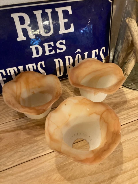 Lot De 5 œufs En Pâte De Verre - Décoration Vintage, Occasion, Fait Main France
