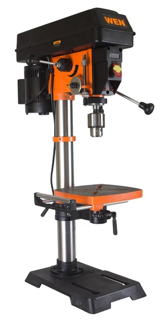 WEN 4214T 5A 12-In Variable Speed Benchtop Drill Press with Laser and Work Light WEN 4214T 5A 12-In Variable Speed Benchtop Drill Press with Laser and Work Light