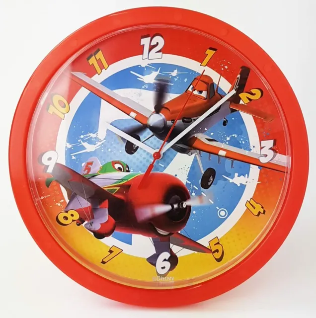 Disney Aviones de Pilas Reloj de Pared