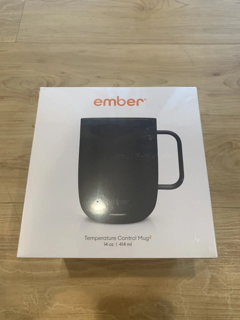 Ember Temperatue Control Smart Mug 2 14 Oz Black New Heated Coffee Mug