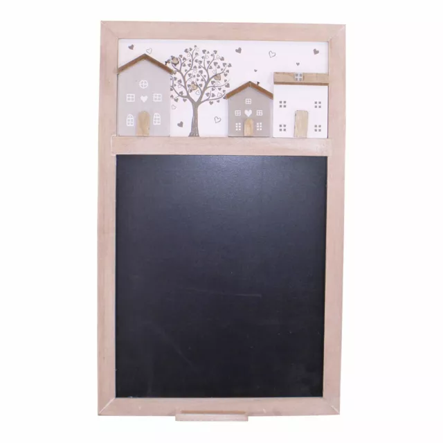 Wooden Blackboard Shabby Chic House Design Chalkboard Kitchen Memo Board 55cm