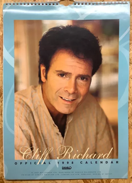 Cliff Richard Official 1998 Calendar