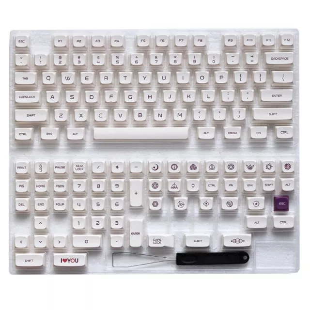 137Keys PBT Keycap XDA Profile Dye Sublimation Keycap for Mechanical Keyboard