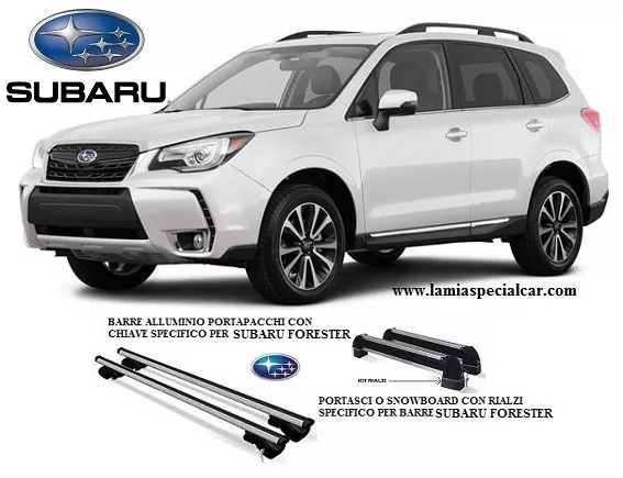 Kit Specifico X Subaru Forester Con Barre Portapacchi E Portasci Snow.    (0105)