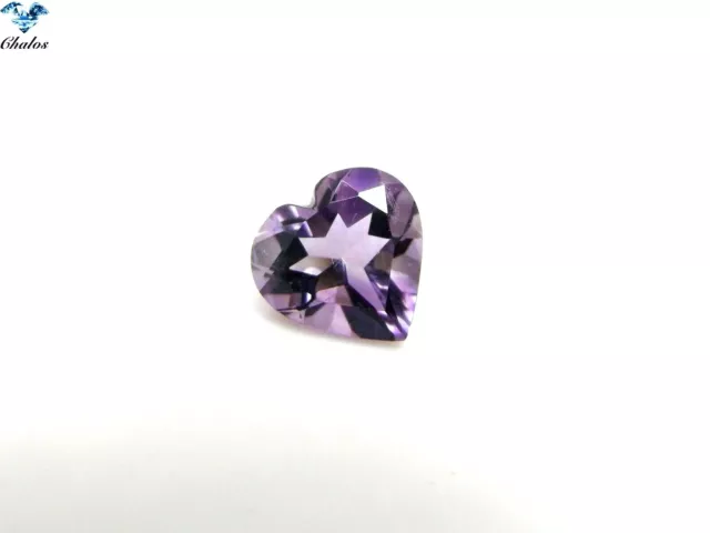 1x Amethyst - Herz facettiert IF 10,5x10,5mm (1186)