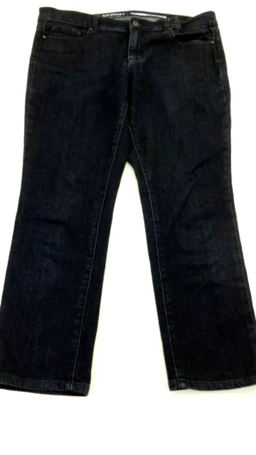 Dkny Jeans Donna Denim Lavaggio Scuri Ave B Ritagliata Ultra Skinny Taglia 10
