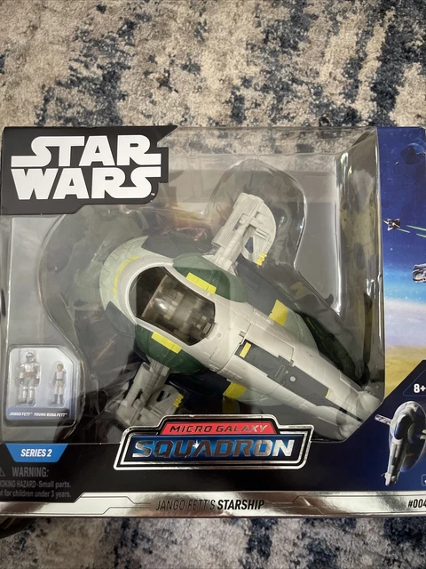 STAR WARS MICRO Galaxy Squadron Jango Fetts Starship Series 2 #0044