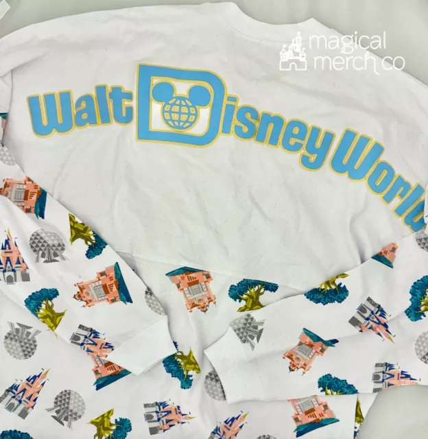 2024 DISNEY PARKS Walt Disney World Castle 4 Parks AOP Spirit Jersey