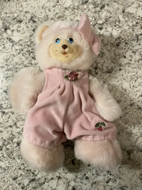 Fisher Price Sarahberry Plush Stuffed Pink 10" Bear Briarberry Vintage 1998