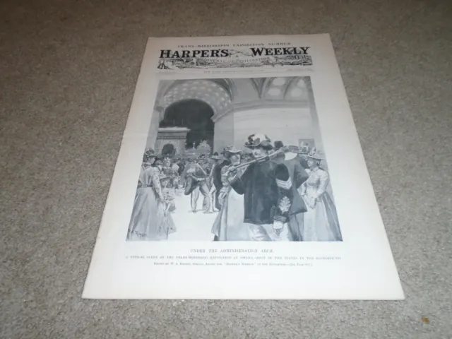 Harper's Weekly 1898 Trans-Mississippi Exposition Number, October 8