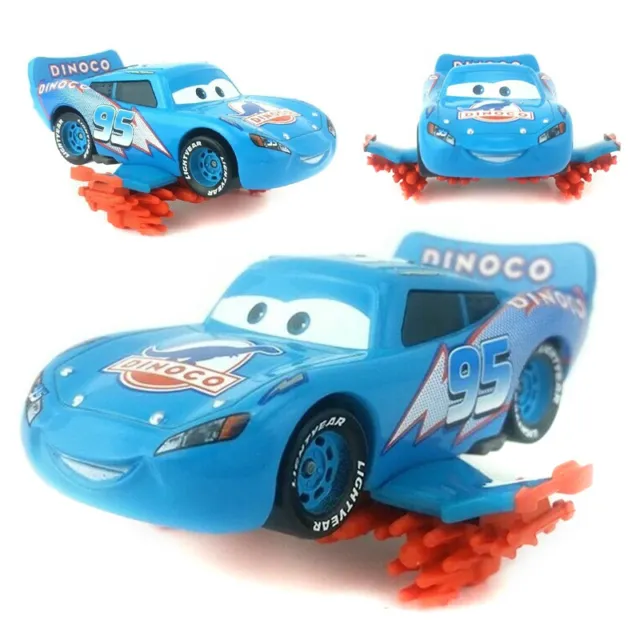 Disney Pixar Cars Dinoco Lightning Storm McQueen 1:55 Diecast Toy Car Loose Boy