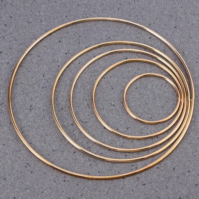 5 piezas neumáticos de acero para artesanía neumáticos de metal anillo de accesorios de hierro