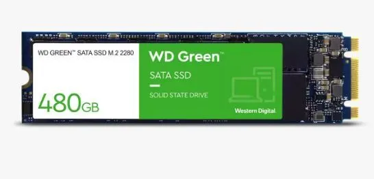 Western Digital WD WDS480G3G0B Green SATA M.2 2280 SSD 480GB 3-Year Limited W...