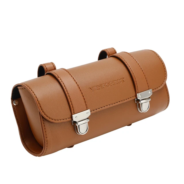 Sacoche De Rangement Pour Moto - Toile - Fixation Guidon / Sissybar - 30x10x25 Cm