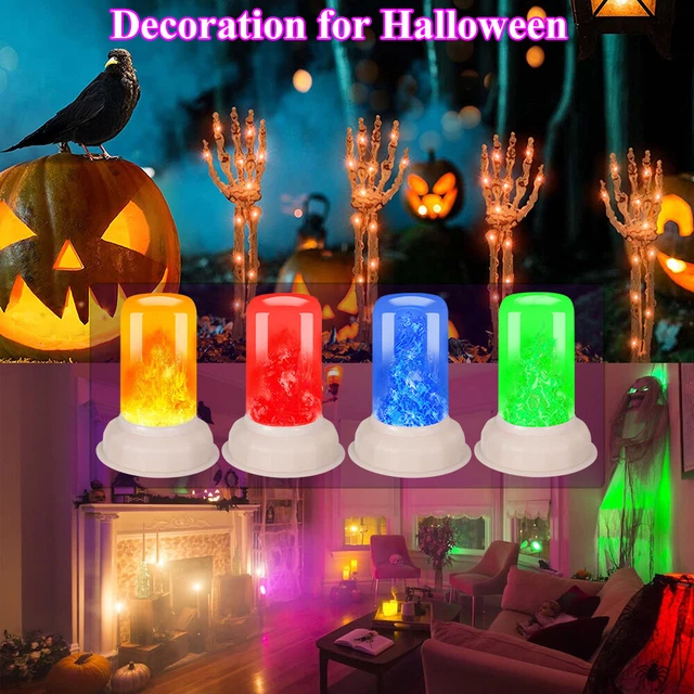 FLICKER FLAME FIRE Effect LED Simulated Light Bulb Warm White Decor