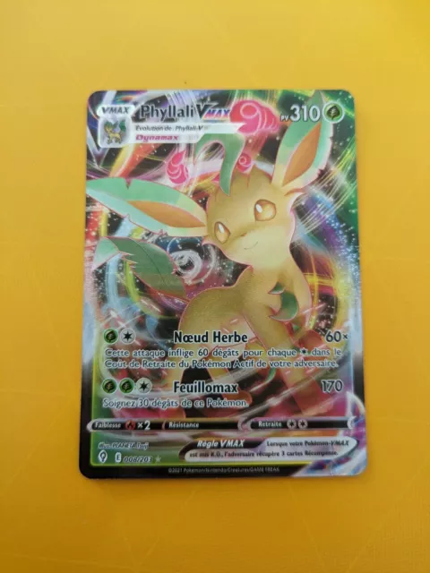 Carte Pokemon PHYLLALI 008/203 Vmax Epée et Bouclier 7 EB07 FR NEUF