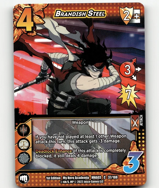 UniVersus Brandish Steel My Hero Academia: Heroes Clash 1st Edition C