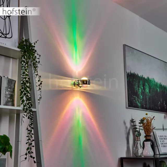 Wohn Schlaf Zimmer Leuchte 2 grüne Farbfilter Up & Down Flur Strahler Wand Lampe