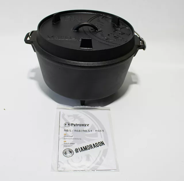 Petromax Feuertopf ft9 (Dutch Oven) mit Standfüssen(56CZ18N)