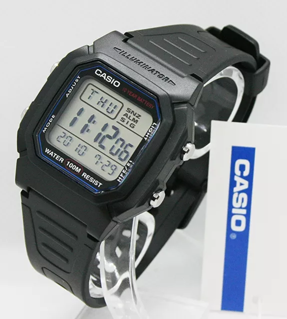 ✅ Casio Digitaluhr W-800H-1AVES Armbanduhr Digital  ✅