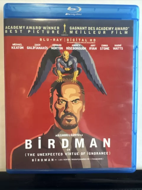 BIRDMAN (THE UNEXPECTED Virtue Of Ignorance - Blu-ray - Rare) OOP ...