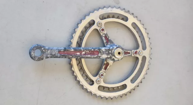 Campagnolo Sport guarnitura acciaio e alluminio bici corsa eroica  vintage
