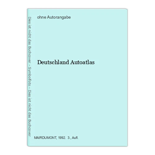 Deutschland Autoatlas
