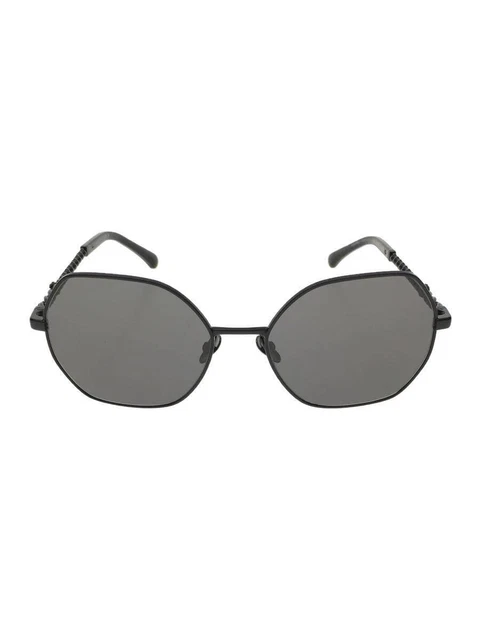CHANEL #255 Sunglasses Plastic black Women's 4281-q-h