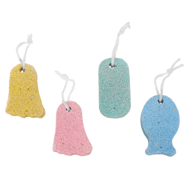 4 Pcs Dissolvant De Callosités Des Pieds Scrubber Exfoliant