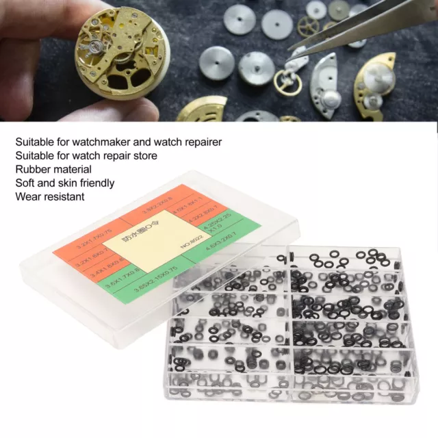 Watch Crown O Ring Rubber Watch Crown Waterproof Gasket Washer Repair IDS
