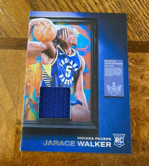 2023-24 Panini Court Kings Jarace Walker RC Rookie Debut Showcase Patch Pacers