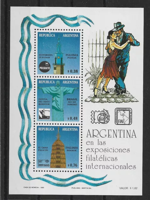 pc241 ARGENTINIEN/ Architektur MiNr Block 54 **