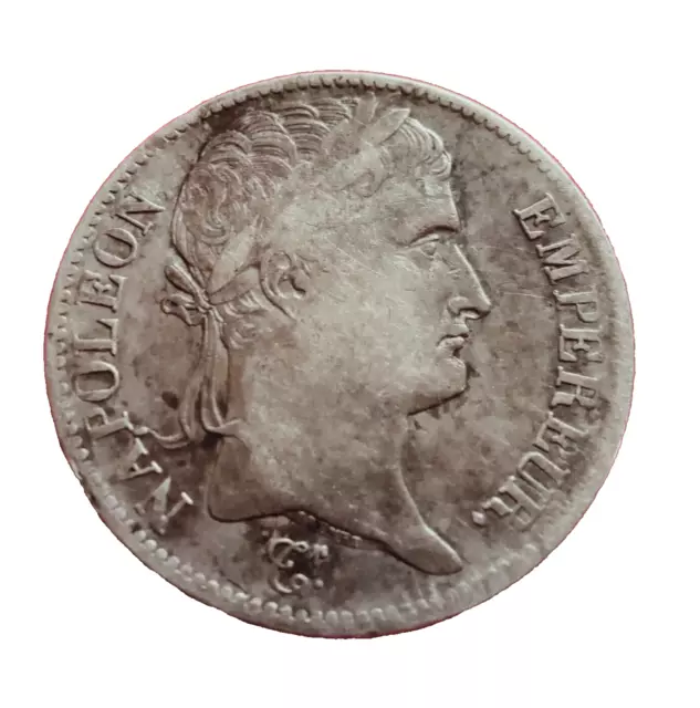 5 Francs Napoléon 1812 W Lille - Argent  PATINE