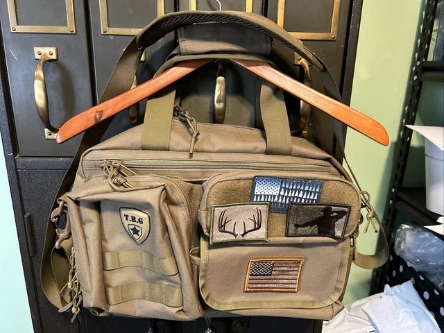 Tactical Baby Gear TBG Coyote Brown Diaper Bag No Changing Mat Patches
