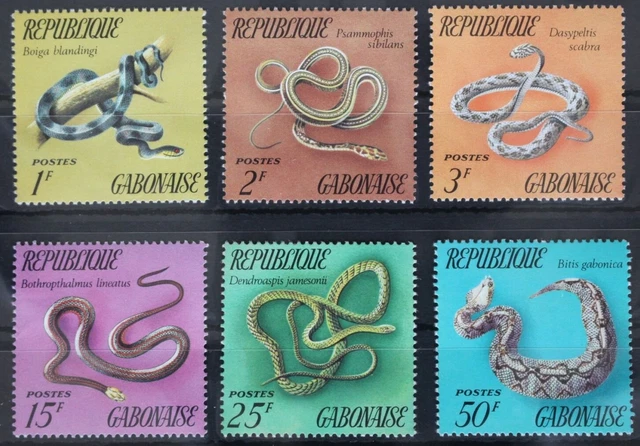 Gabun 481-486 postfrisch #FX850