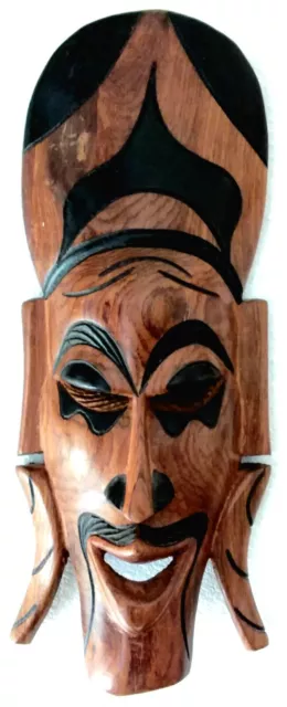 Maschera Africana Originale In Legno