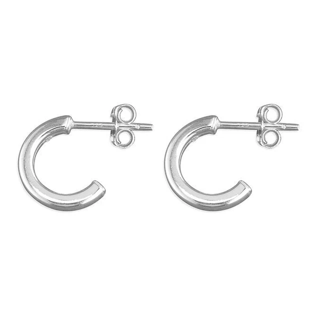 Boucles D'oreilles Double Face Argent Sterling Avec CZ - Style 'jacket' Pour Mariage - Neuf Sans Emballage