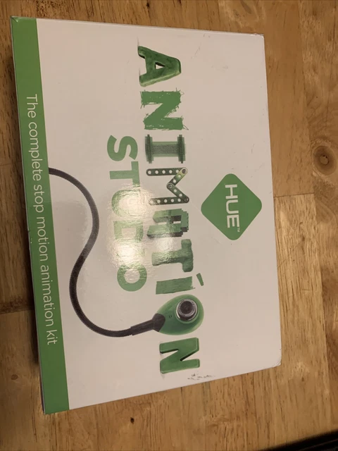 HUE Animation Studio Complete Stop Motion Animation kit Camera Software Book