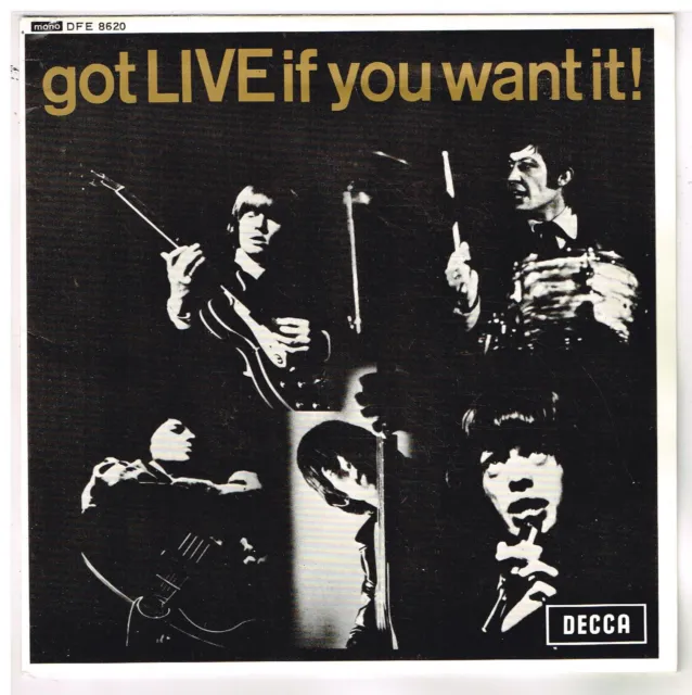 The ROLLING STONES        Got live if you want it      7"  45 tours EP