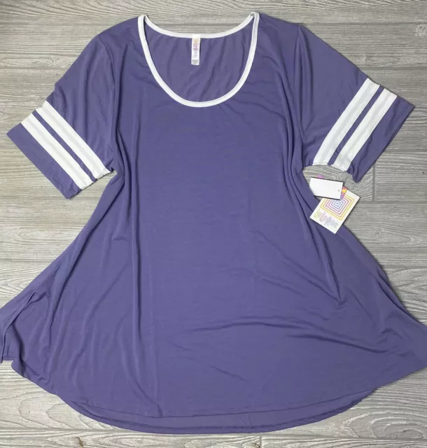 LuLaRoe Women's Perfect T Soild Stripe Super Soft Stretch Fabric Tee  T-Shirt