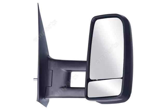 For Mercedes Sprinter Wing Mirror Manual Long Arm O/S No Indicator 2006 to 2018