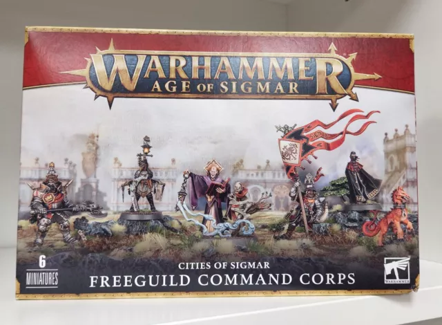 Warhammer Age Of Sigmar Freeguild Command Corps Single Models
