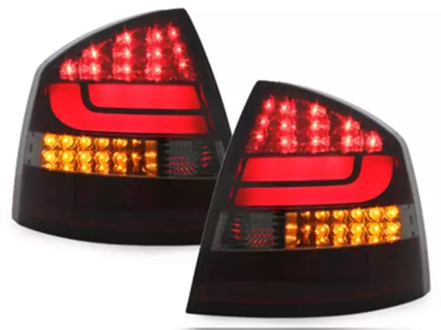 LED Rückleuchten für Skoda Octavia 5E 13-19 Kombi rot schwarz  2x3Pin-Stecker